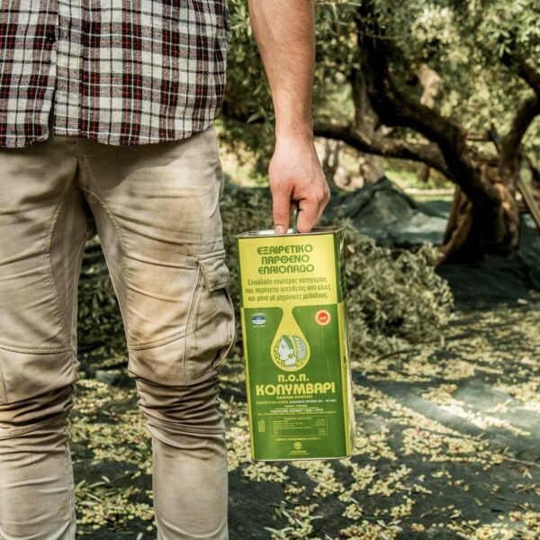 Kolymvari P.D.O. Premium Olivenöl – 5L Kanister – Extra Nativ aus Kreta | 100% Koroneiki Oliven | Kaltextraktion & Handernte | Nährstoffreich und naturrein | Höchste Qualität mit niedrigem Säuregehalt für Gesundheit und Geschmack - Image 4